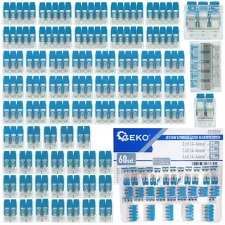 Geko rýchlospojka 0,14-4 mm² / 5, 60 ks.